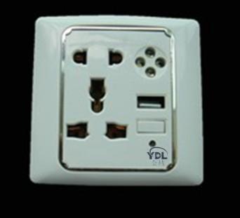 YDL金域LED光控USB墻壁插座 智能化家居的便捷之選